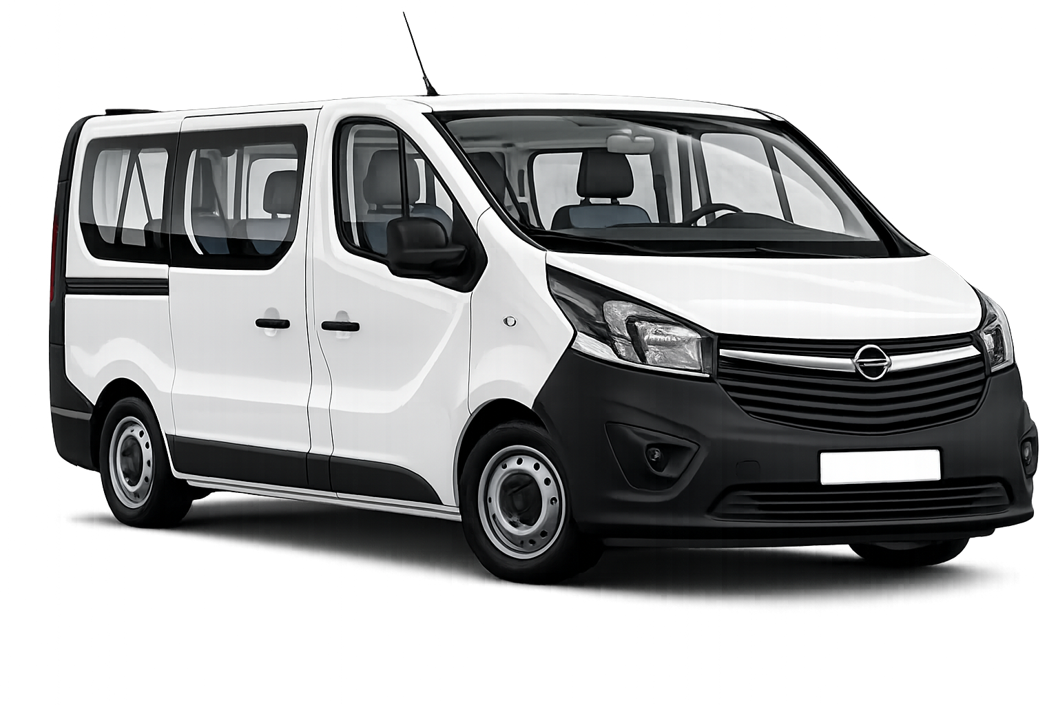 Sivi Opel Vivaro Kombi za grupni prijevoz i najam kombija