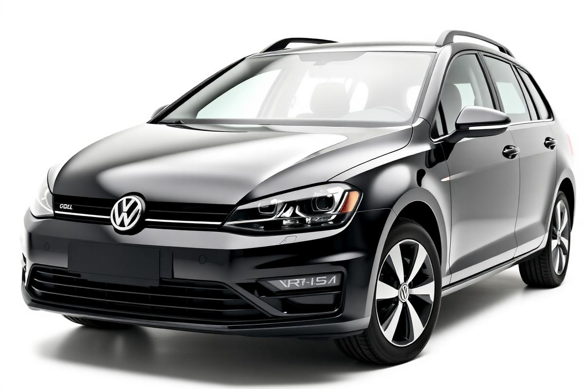 Crni VW Golf 7 Variant za najam u Makarskoj